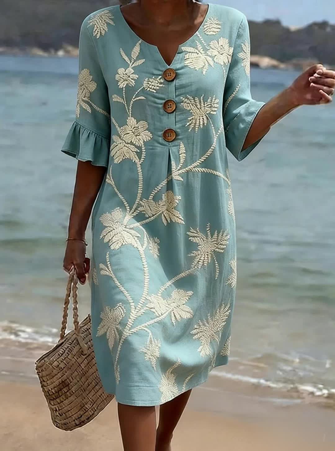 Vestido Brisa Floral | Vestido informal de mujer con estampado floral