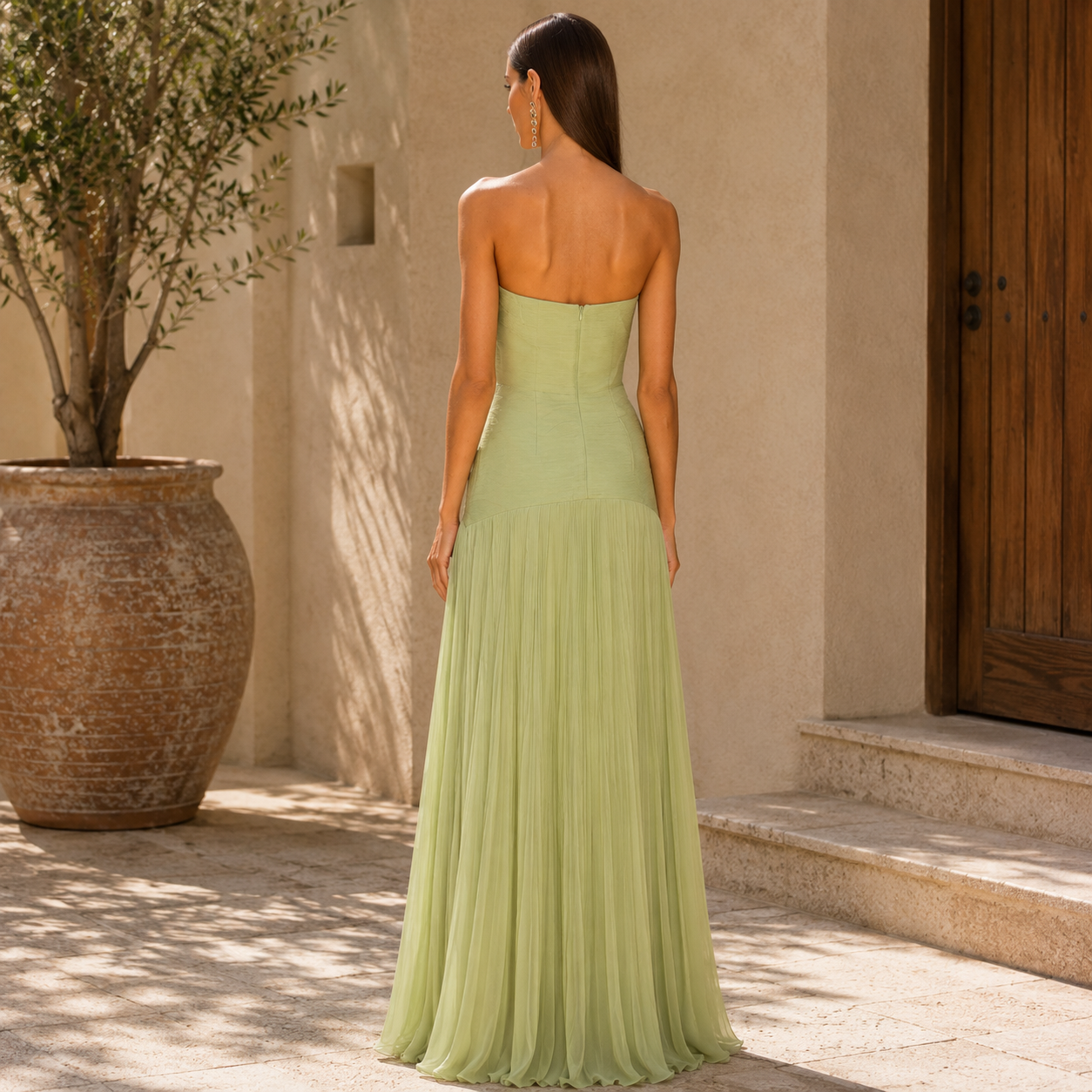 Vestido María | Elegancia Sofisticada que Estiliza con Delicadeza