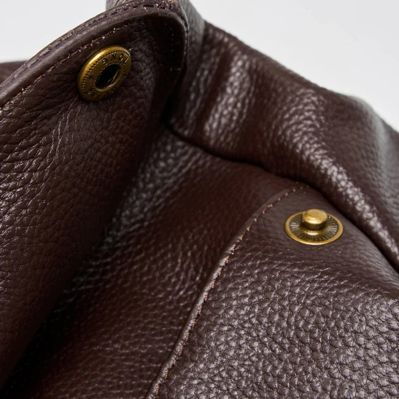 Bolso Atenea | Bolso retro de cuero, suave y minimalista, ideal para el día a día