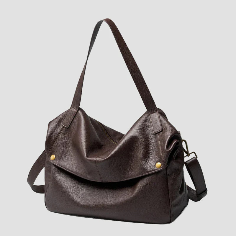 Bolso Atenea | Bolso retro de cuero, suave y minimalista, ideal para el día a día