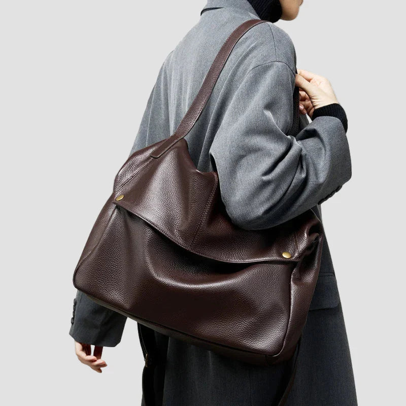 Bolso Atenea | Bolso retro de cuero, suave y minimalista, ideal para el día a día