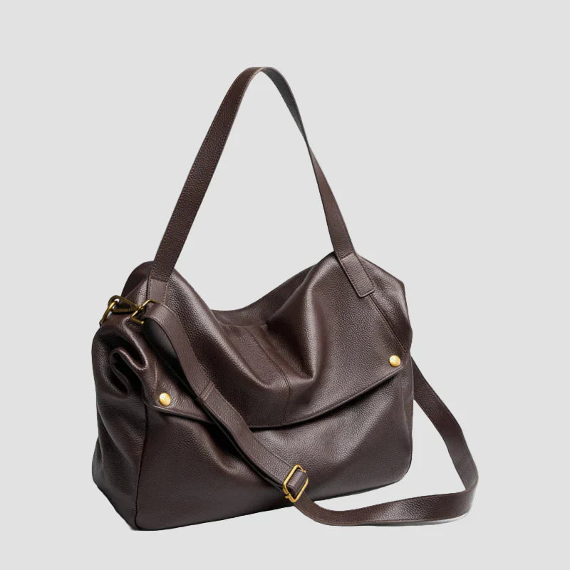 Bolso Atenea | Bolso retro de cuero, suave y minimalista, ideal para el día a día