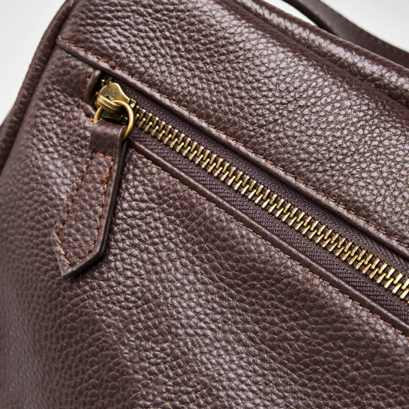 Bolso Atenea | Bolso retro de cuero, suave y minimalista, ideal para el día a día