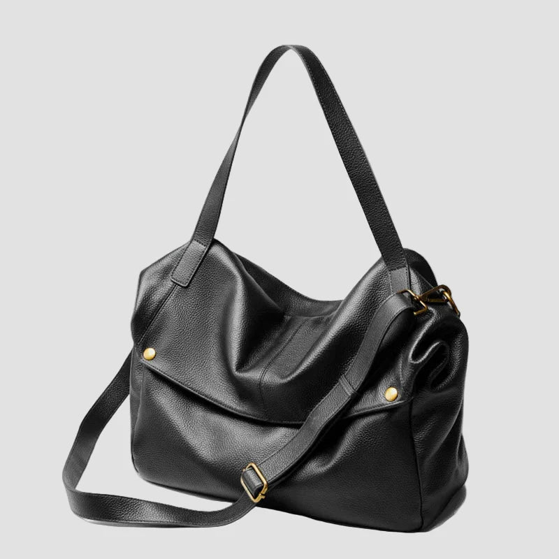 Bolso Atenea | Bolso retro de cuero, suave y minimalista, ideal para el día a día
