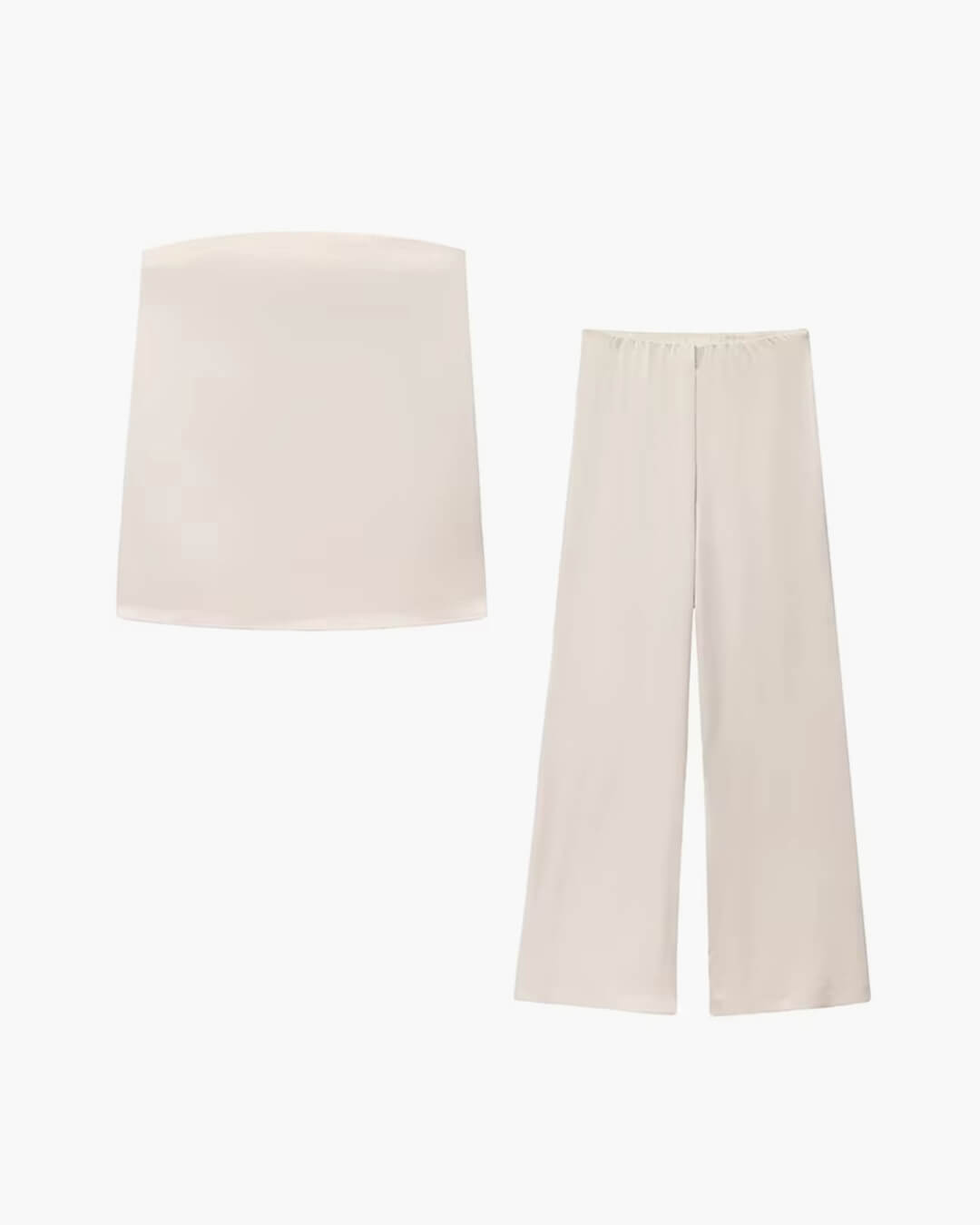 Conjunto Satén Premium | Conjunto de bandeau satinado