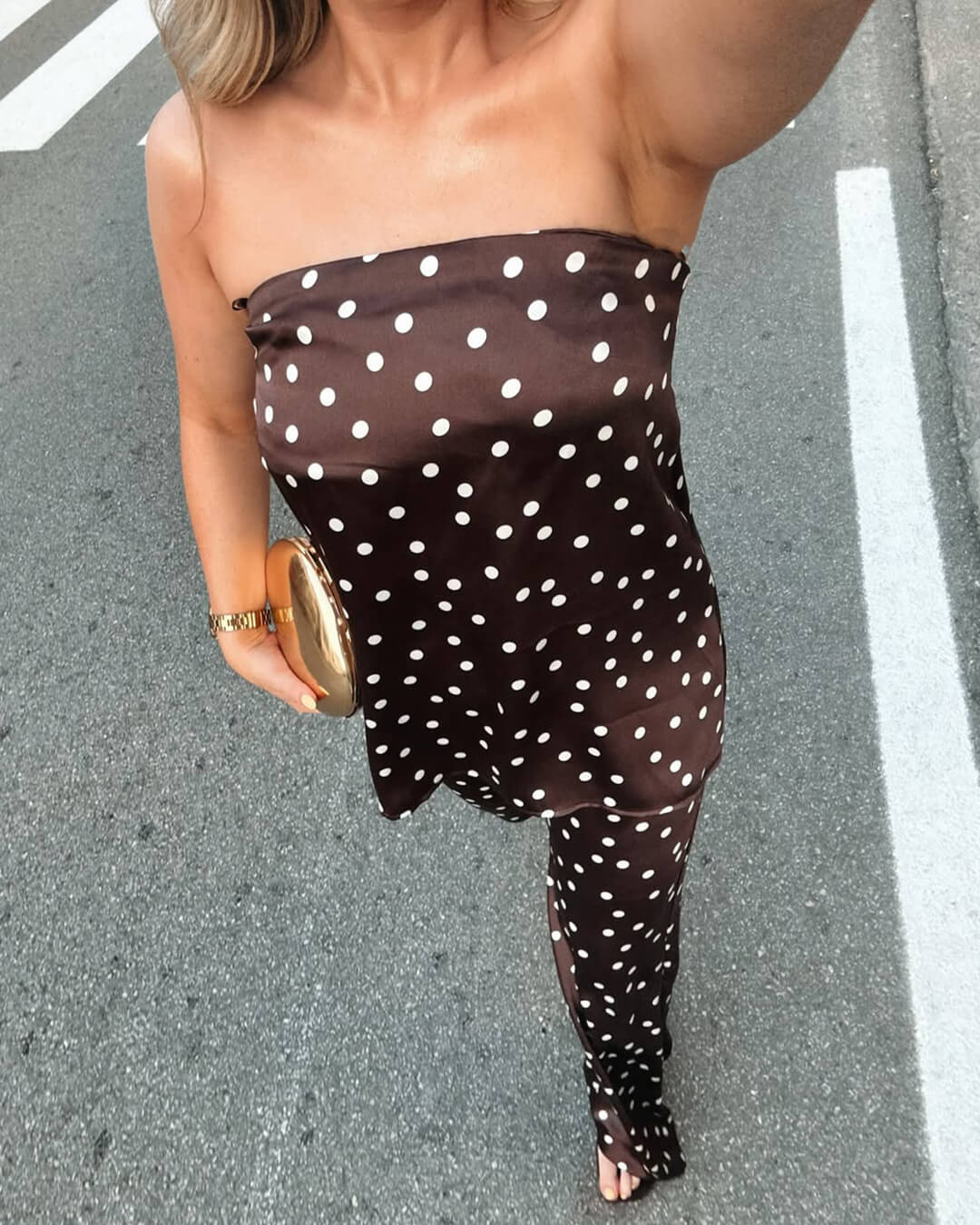 Conjunto Satén Premium | Conjunto de bandeau satinado