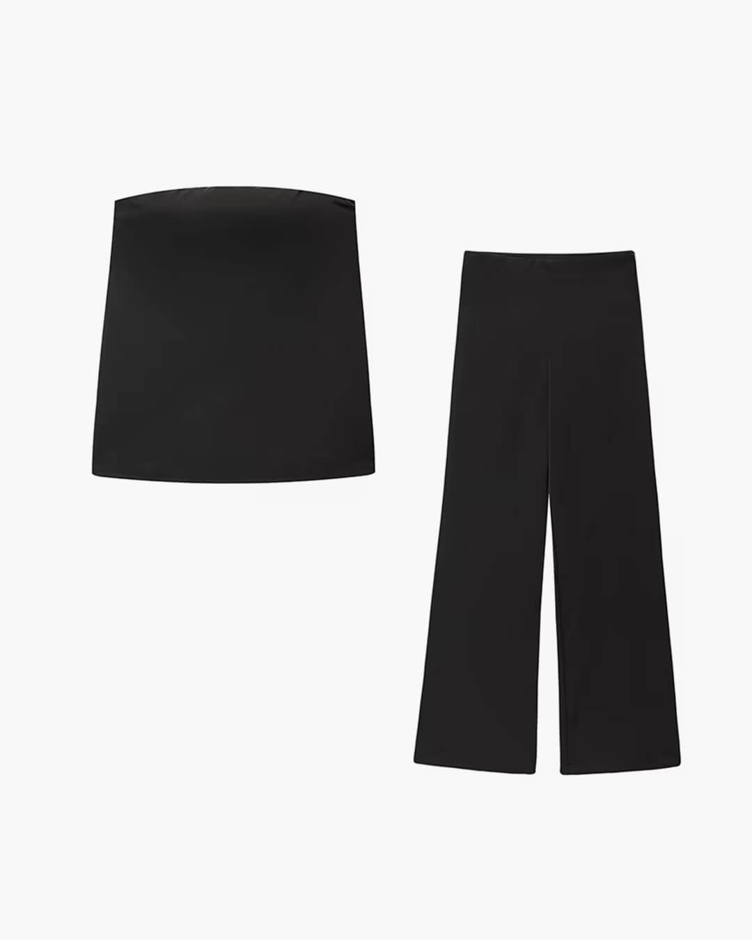 Conjunto Satén Premium | Conjunto de bandeau satinado