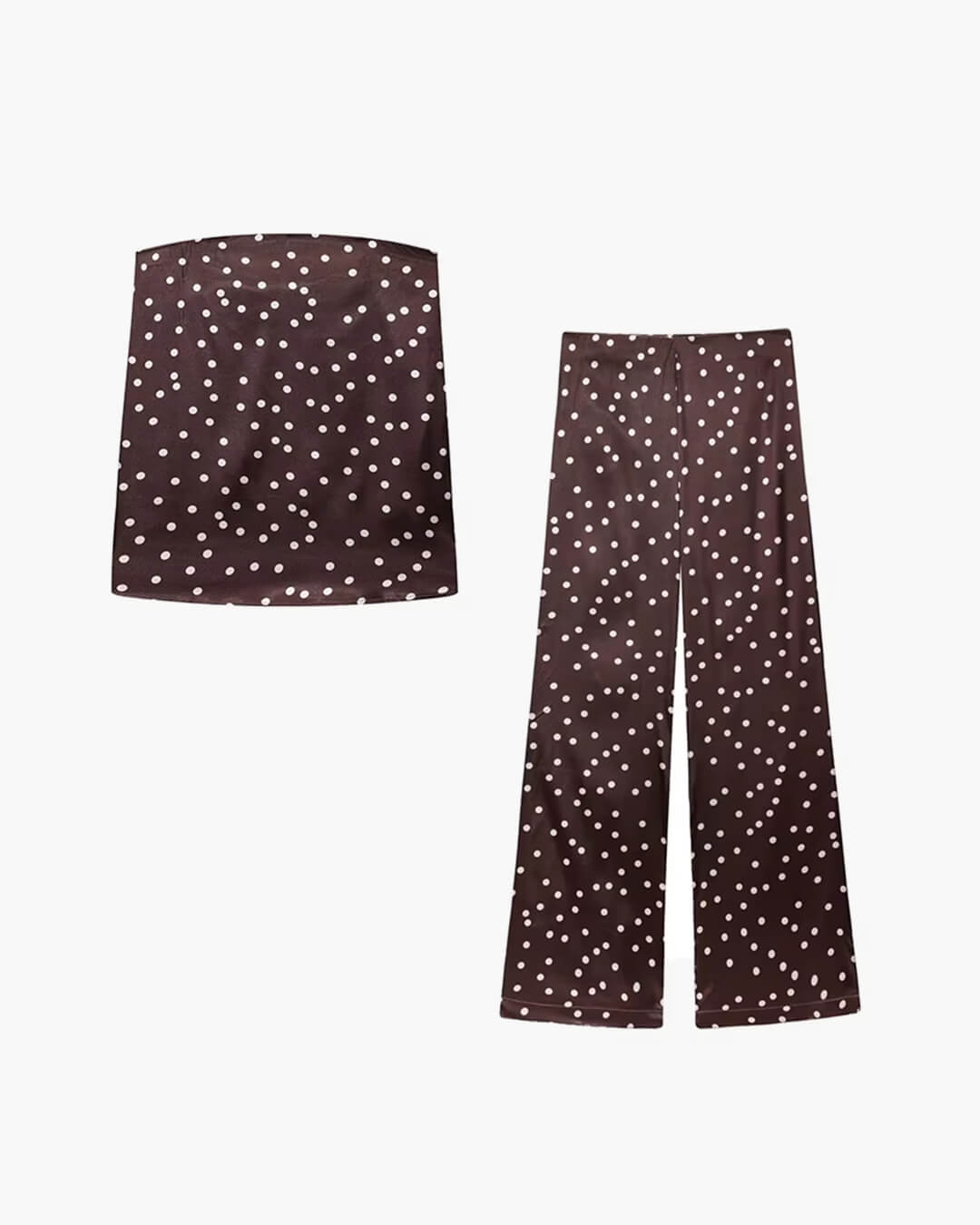 Conjunto Satén Premium | Conjunto de bandeau satinado