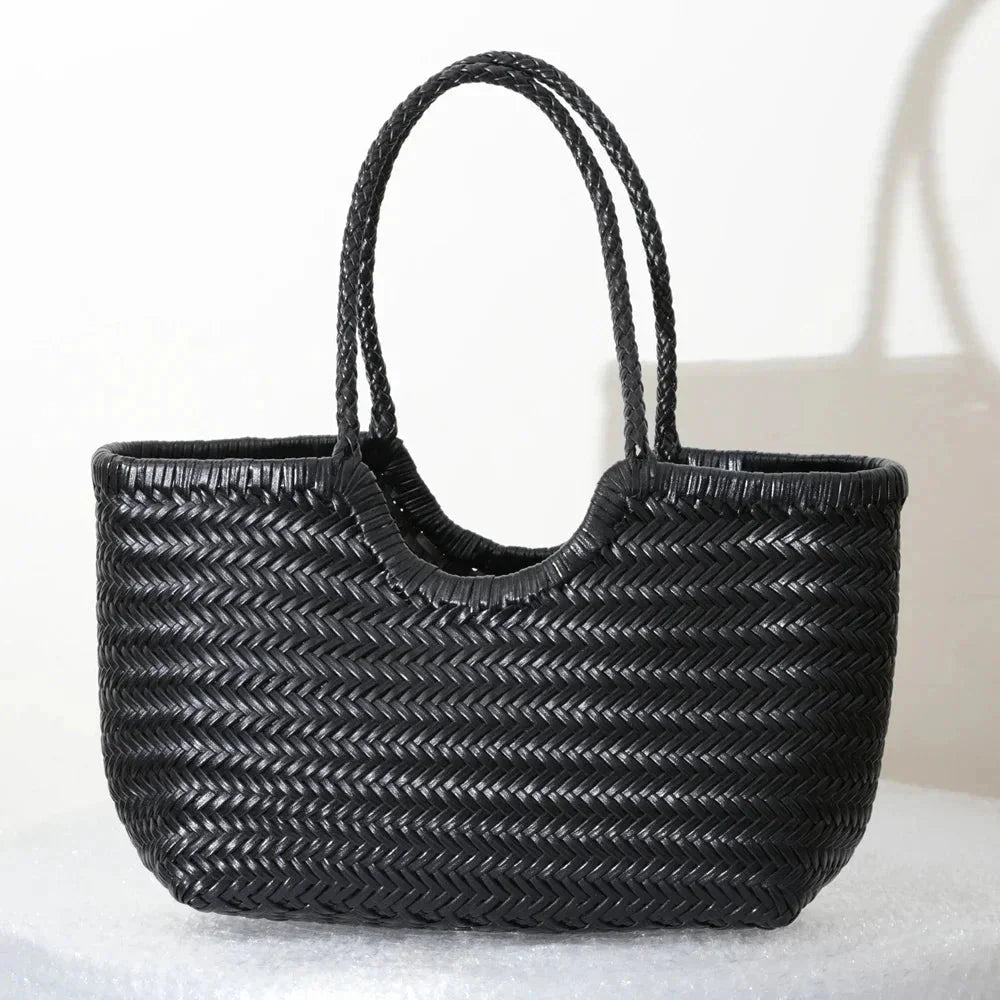 Bolso de Cuero Trenzado