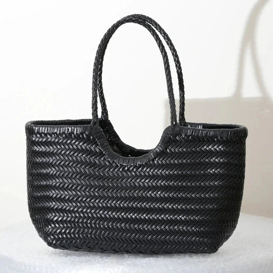 Bolso de Cuero Trenzado