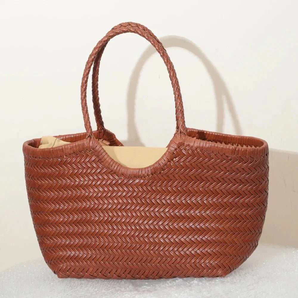 Bolso de Cuero Trenzado